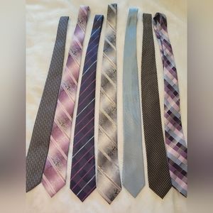Mens tie bundle of 7 VanHeusen